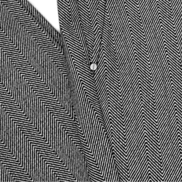 JONES NEW YORK PULL ON STRETCH DRESS PANT | NO FLAWS | BLACK AND WHITE | MEDIUM - Picture 4 of 9